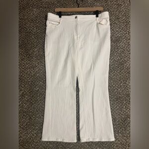 Akris Punto Women's off White Jeans Size 14